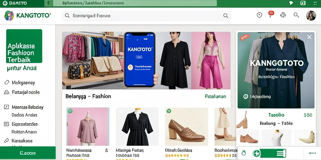 Tampilan antarmuka KANGTOTO yang modern dan menarik.