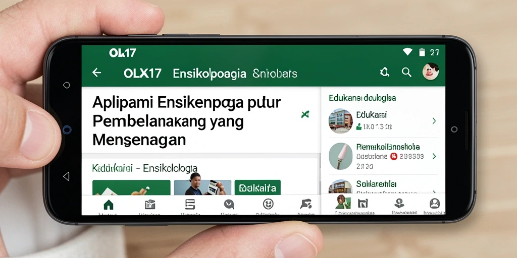 Antarmuka pengguna OLX17 yang menarik dan informatif.