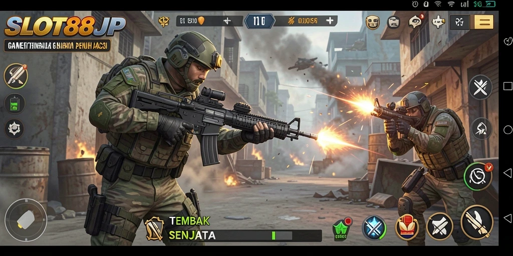 Tampilan antarmuka SLOT88JP yang dinamis dan interaktif.