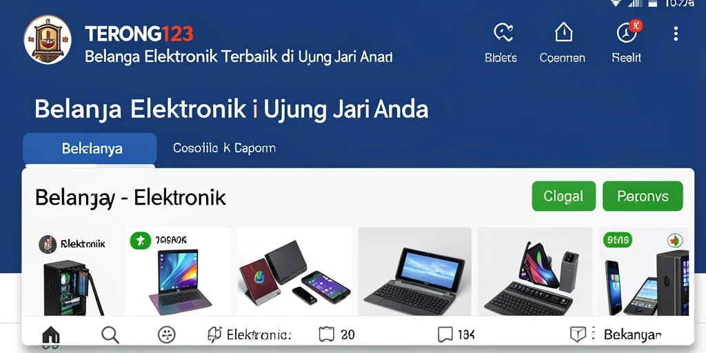 Tampilan antarmuka aplikasi TERONG123 yang modern dan fungsional.